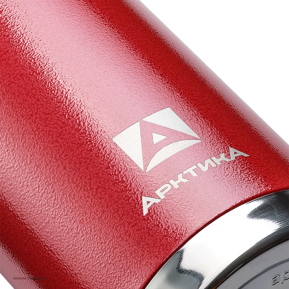 Термос бытовой, вакуумный (для напитков), тм "Арктика", 1200 мл, арт. 106-1200(красный). Фото №4