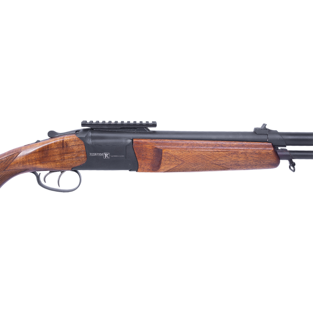 Ружье комбинированное ТК527М калибр 12/76 и 366 Magnum (орех) L=520. Фото №3