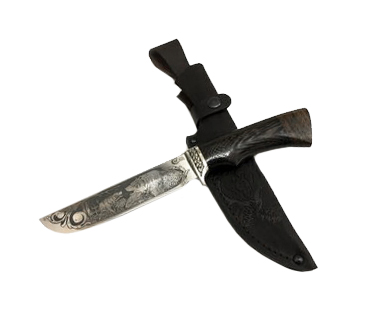 Нож "Корсар" кованая сталь 95х18 (венге, литье) (ИП Семина). Фото №2