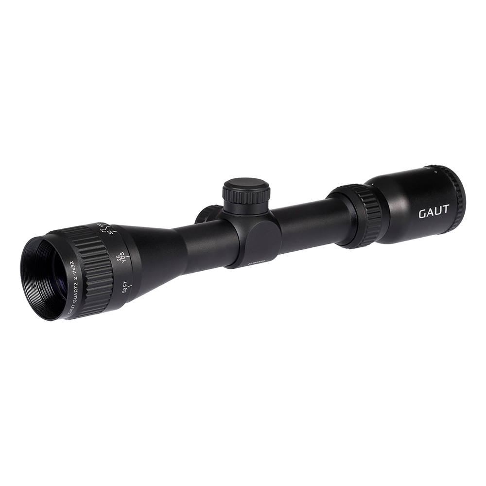 Прицел Gaut Quartz 2-7x32, AO-параллакс, сетка 3 (Mil-Dot) нить, без подсветки, 25.4мм, поправки 1/4. Фото №4