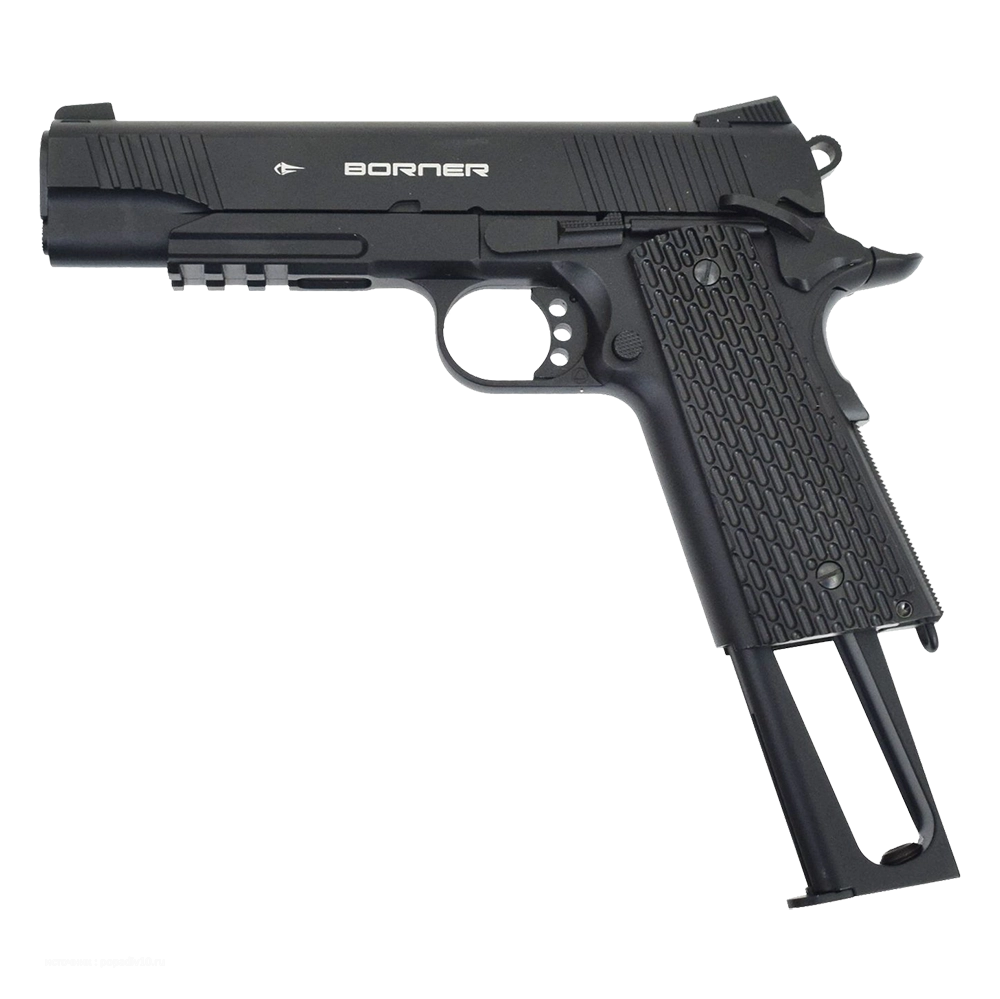 Пистолет пневматический BORNER KMB77 (blowback), калибр 4,5 мм. Фото №4