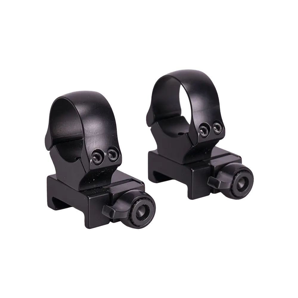 Кольца RECKNAGEL на Picatinny, 25,4мм BH18 (быстросъемные, без фиксатора). Фото №1