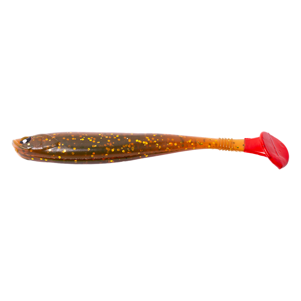 Виброхвост MADFISH MINNOW 3D 125мм, 10.5г, (4 шт. уп.) цвет Mix. Фото №1