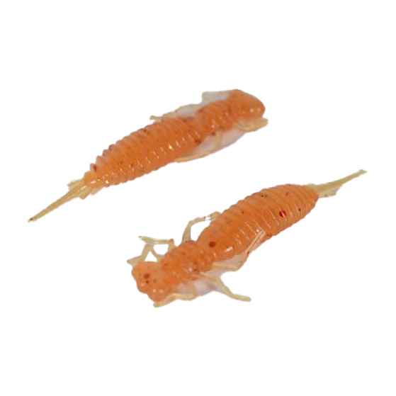 Приманка силиконовая Fanatik Larva 2" 50мм, (8шт. упак.) цвет 017. Фото №1