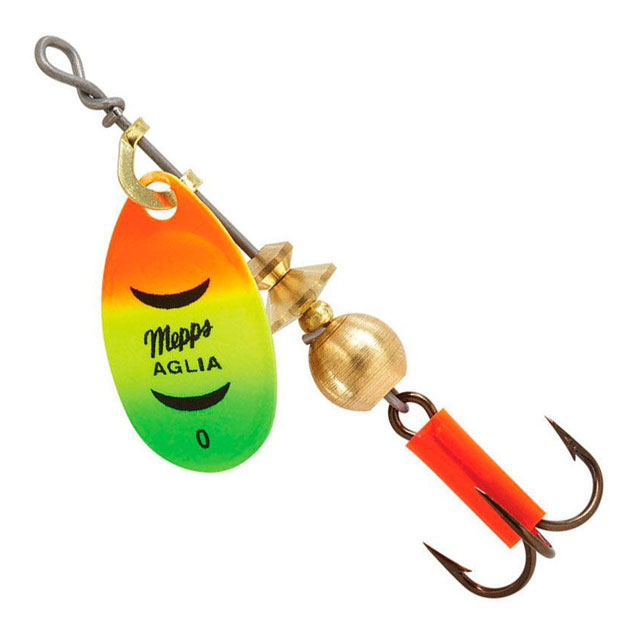 Блесна Mepps Aglia Fluo Tiger 0 2,5г. Фото №1 Блесна Mepps Aglia Fluo Tiger 0 2,5г. Фото №1