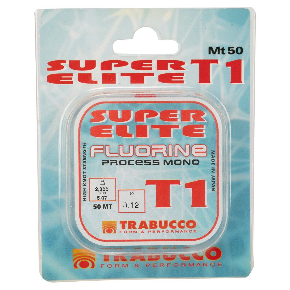 Леска SUPER ELITE FLUORINE 50m 0.12. Фото №1