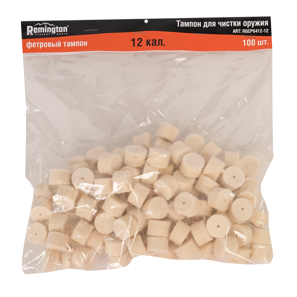Тампон REMINGTON фетровый 12 калибр  100штук. Фото №2