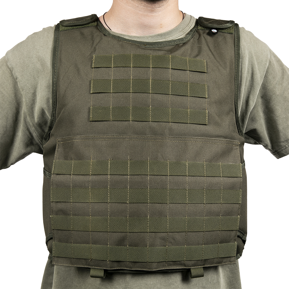 Жилет "Модуль-5М" пулезащитный (класс Бр4, комплект. 510-2-Пт) система Molle, оливковый, р. 2. Фото №1