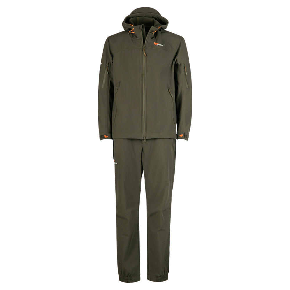 Костюм для охоты PRIDE Магнум (софтшелл, хаки) р. 48-50/170-176. Фото №1 Костюм для охоты PRIDE Магнум (софтшелл, хаки) р. 48-50/170-176. Фото №1
