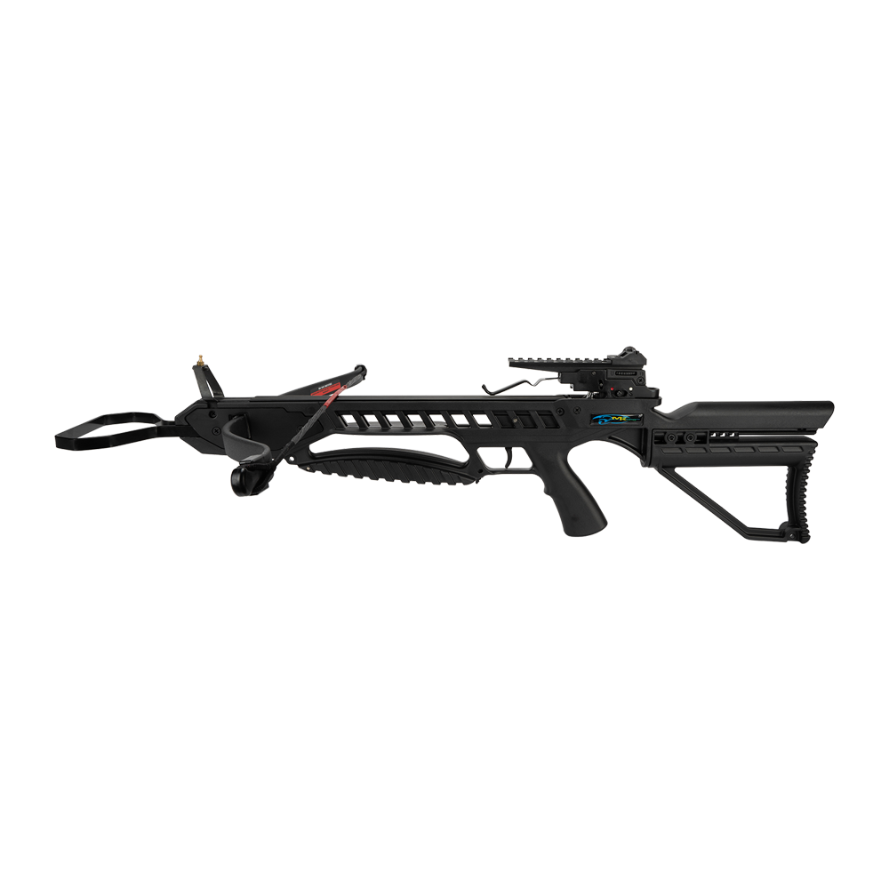 Арбалет рекурсивный Man Kung - MK XB21 (черный, 2 стрелы, воск, стрингер). Фото №3