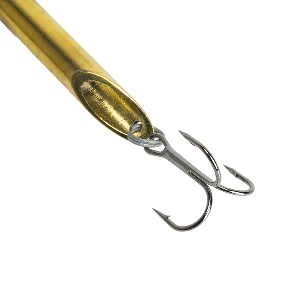 Блесна ЖОР Пилькер трубка шумелка латунь d8мм, 15гр. Фото №3