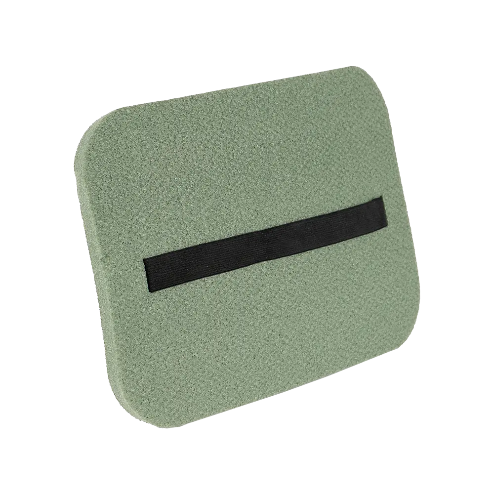 Сиденье 230 х 350 х 15мм хаки с утяжками. Фото №1