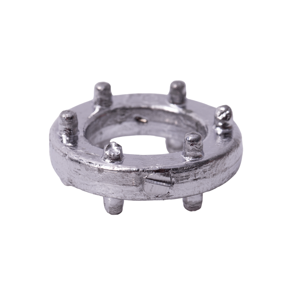 Груз "Кольцо с шипами и ушком" 70 гр.. Фото №3