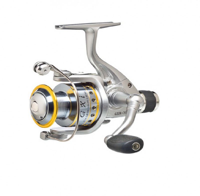Катушка Yoshino GXR-2000i 4bb, задний фрикцион, металлическая шпуля+графит. шпуля. Фото №1