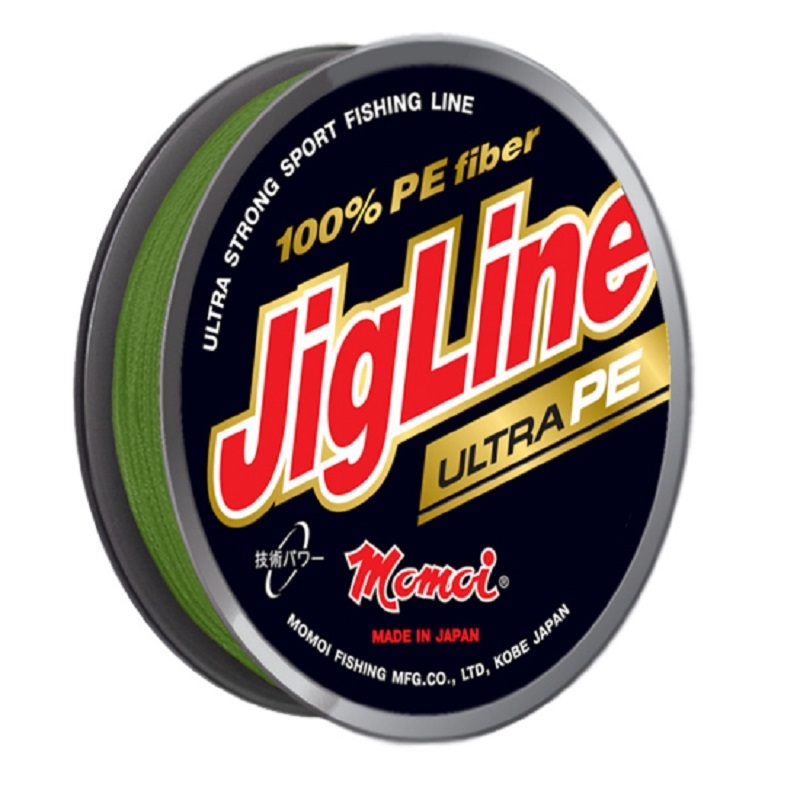 Шнур JigLine Ultra PE 0.10 мм,7,0кг,100м хаки. Фото №1