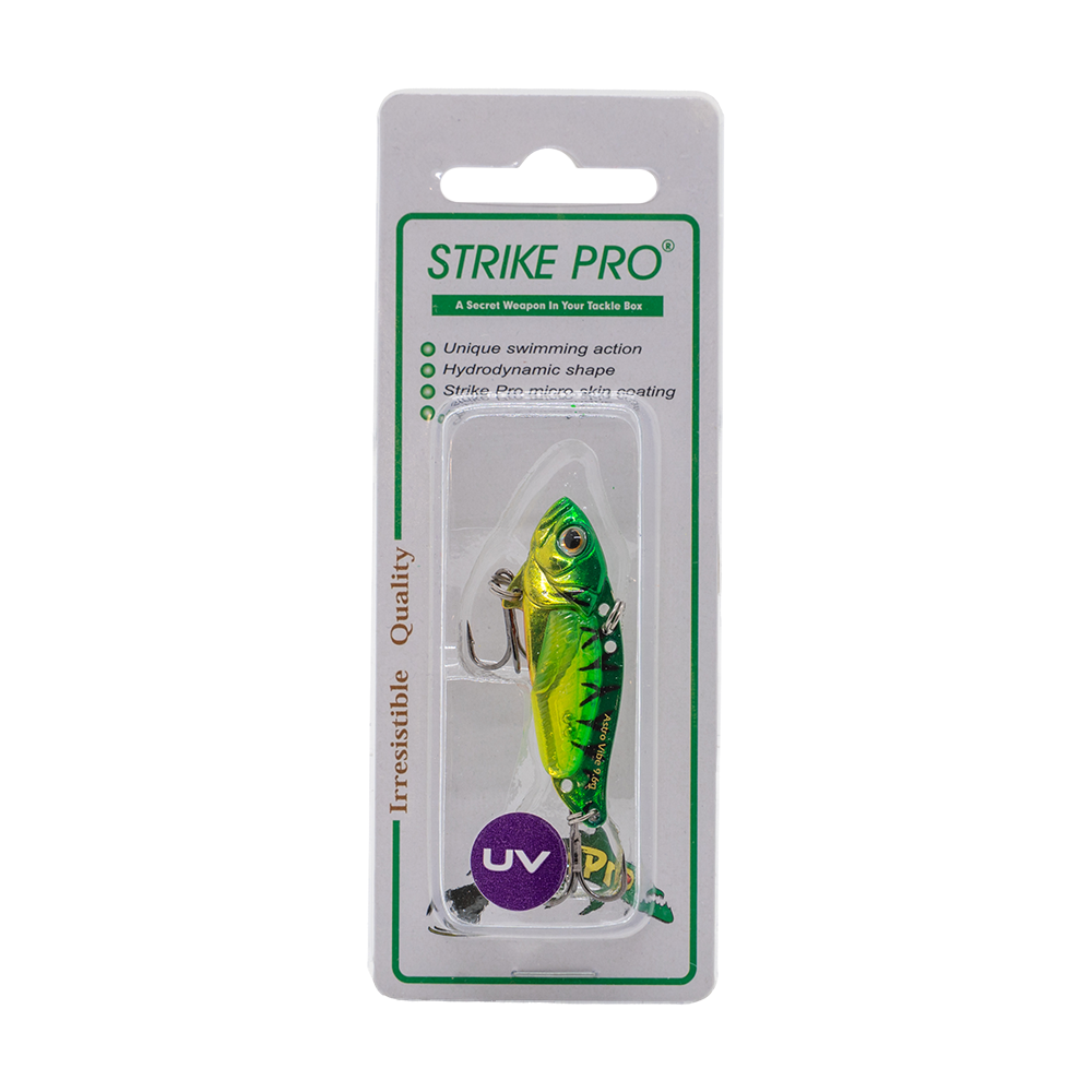Блесна-цикада Strike Pro Astro Vibe 4,5см. 9,6гр. PJG-005A#781E-UV . Фото №1