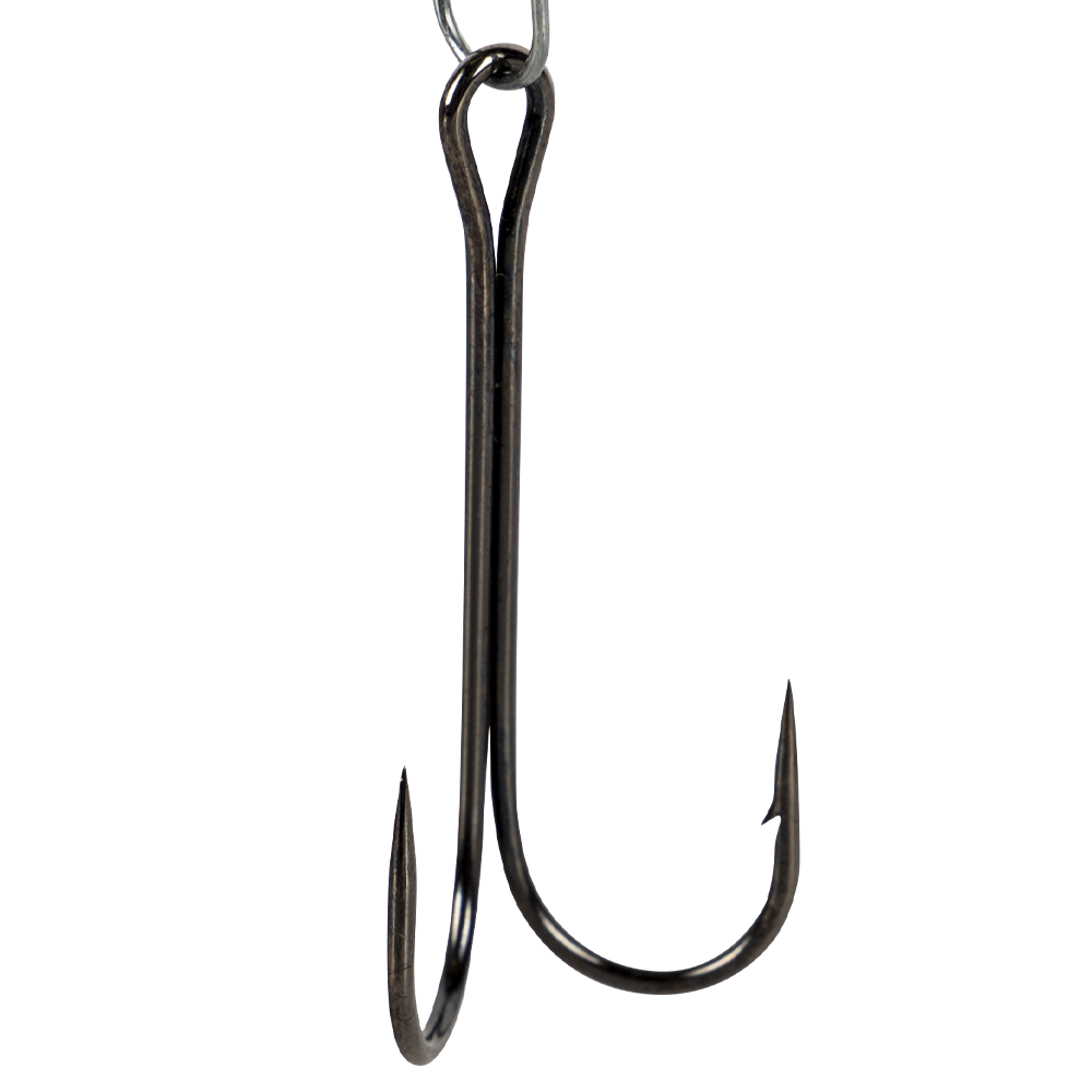 Крючок двойник с длинным цевьем S2004 №1/0 (1шт). Фото №2