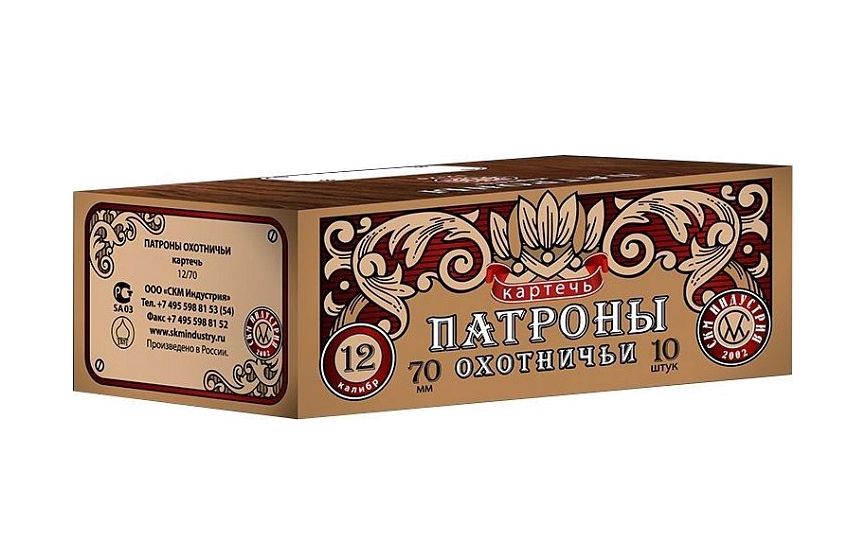 СКМ Патрон охотничий 12/76 картечь "8,5", 42 гр. Магнум (п. Импорт) (в коробке 10 шт.). Фото №1 СКМ Патрон охотничий 12/76 картечь "8,5", 42 гр. Магнум (п. Импорт) (в коробке 10 шт.). Фото №1