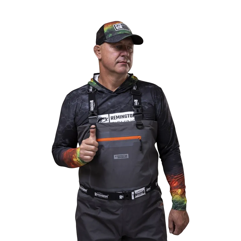 Вейдерсы Remington Fishing with boots Royal Fish II Grey/Black р. 4XL-46/47. Фото №4 Вейдерсы Remington Fishing with boots Royal Fish II Grey/Black р. 4XL-46/47. Фото №4