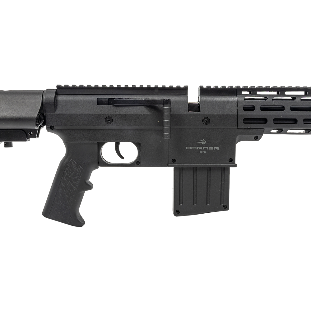 Винтовка пневматическая Borner PCP TacPro cal. 6,35 мм, 3Дж. (пластик черный). Фото №27