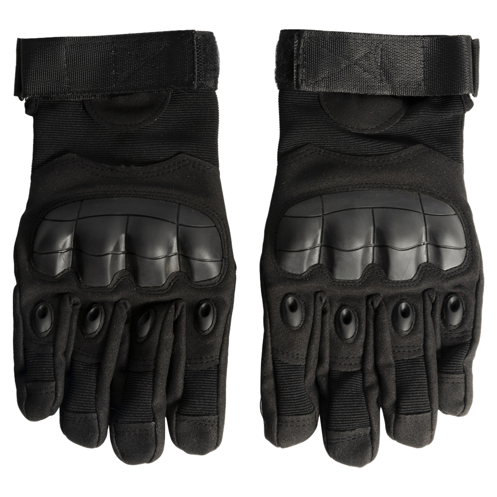 Перчатки тактические цвет черный р. M. Фото №1
