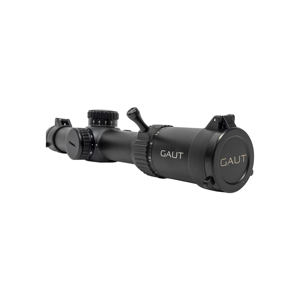 Прицел оптический GAUT Obsidian 1-8x24 сетка 62 (Half MD) SFP подсветка красная30мм поправки1/2МОА. Фото №6 Прицел оптический GAUT Obsidian 1-8x24 сетка 62 (Half MD) SFP подсветка красная30мм поправки1/2МОА. Фото №6