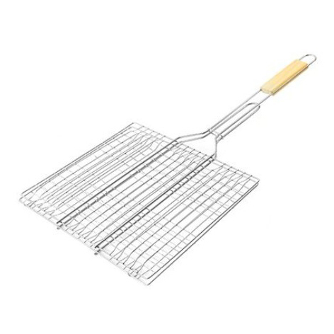 Решетка-барбекю для мяса, дер. ручка 34*28см, 23250 (ТД Метиз). Фото №2