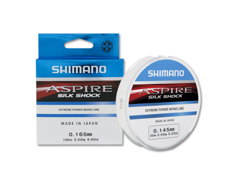 Леска Shimano Aspire Silk Shock 50ml 0.16mm. Фото №2 Леска Shimano Aspire Silk Shock 50ml 0.16mm. Фото №2