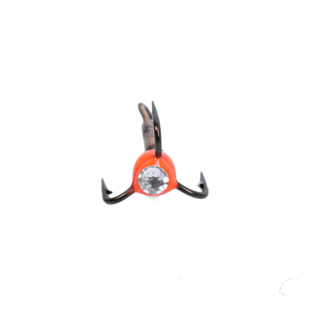 Аксессуары Winter Painted treble hook with Crystal, #14 (25pcs). Фото №2