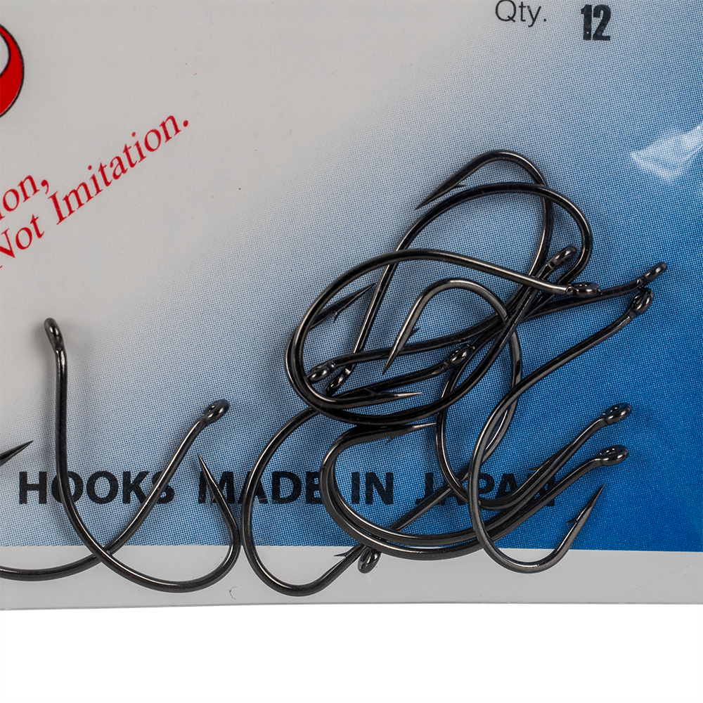 Крючок Gamakatsu Hook Worm 39 (SPR) Black №02. Фото №2