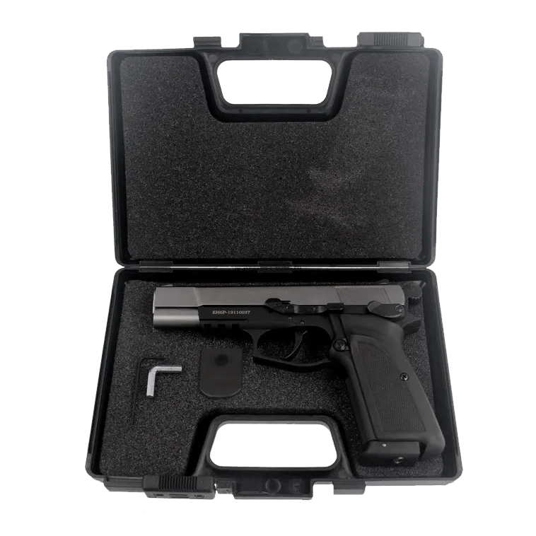 Пистолет пневматический EKOL ES P66 FUME, (никель) калибр 4,5 мм, 3 Дж. Фото №4