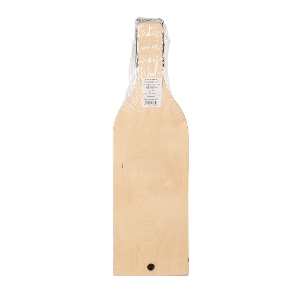 Доска разделочная с прищепкой для рыбы "СЛЕДОПЫТ", 500х150х60, с фаской /25/. Фото №3