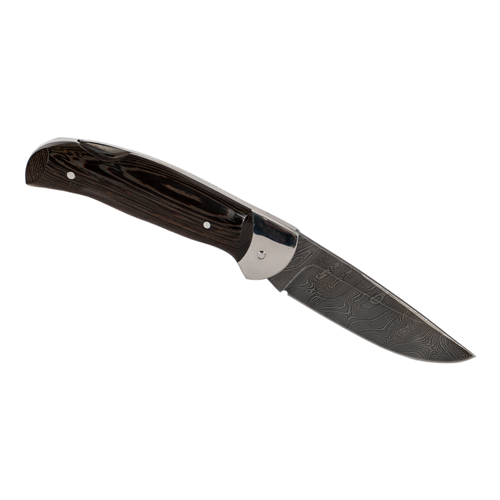 Нож складной МС Клык, клинок дамаск. Фото №1