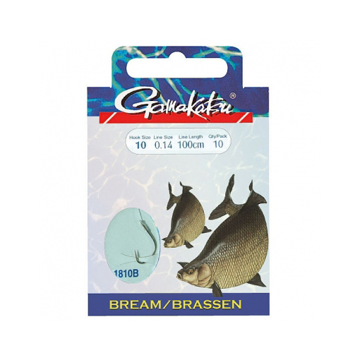 Крючок GAMAKATSU BKS-1810B Bream Feed 75см №16 d поводка 012 (10шт.) (140114-01600). Фото №2 Крючок GAMAKATSU BKS-1810B Bream Feed 75см №16 d поводка 012 (10шт.) (140114-01600). Фото №2
