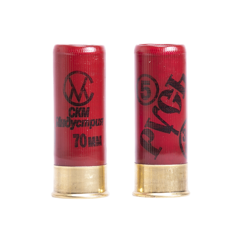 СКМ Патрон охотничий 12/70 №5 32гр. "Русь" (п. Россия) (пачка 25 шт.) (в коробке 250 шт.). Фото №3