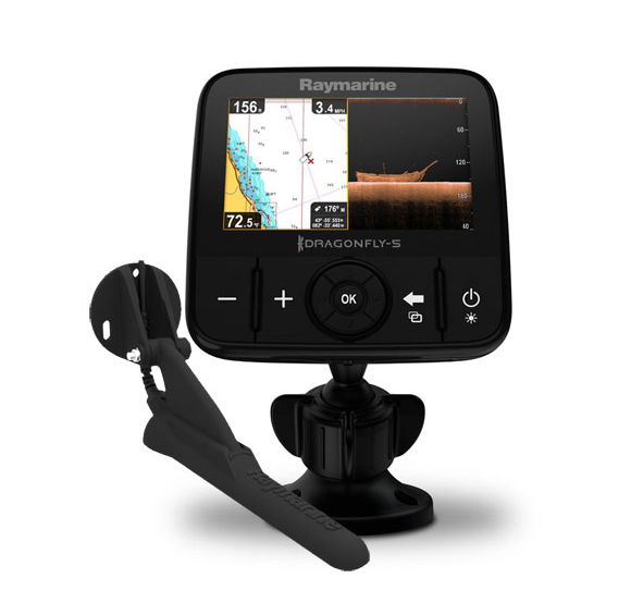 Эхолот-картплоттер Raymarine Dragonfly-5 PRO двухканальный с Wi-Fi CHIRP. Фото №2