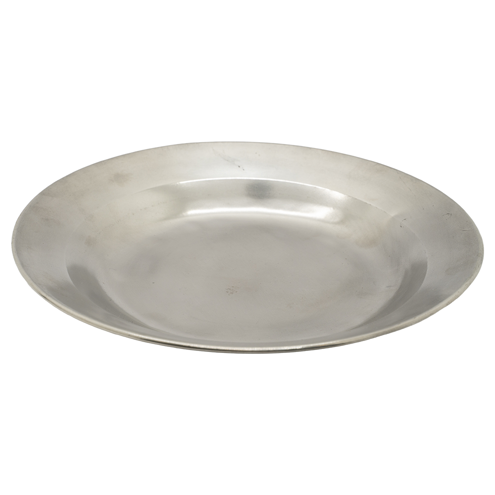 Тарелка нержавеющая сталь "555" 24см.. Фото №1 Тарелка нержавеющая сталь "555" 24см.. Фото №1