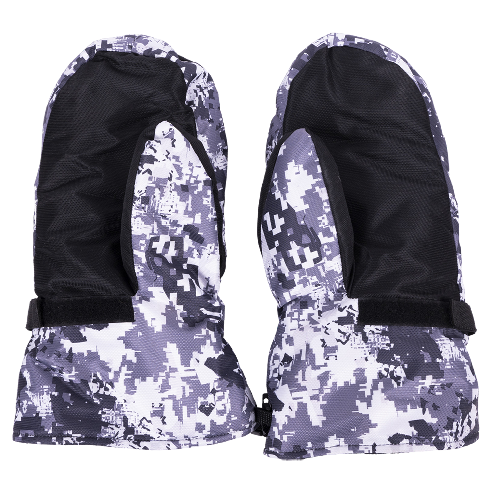 Рукавицы утепленные / мембрана / пиксель серый-черный (Хольстер). Фото №2