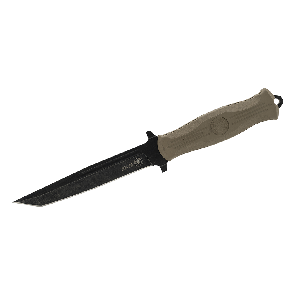 Нож Кизляр "НР-19" (рукоять эластрон), цвет: пустынный. Фото №1