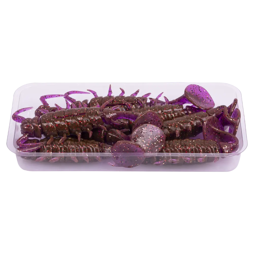 Виброхвост Lucky John Pro Series Alien Bug 2,5" 63мм, (7шт. упак.) цвет S13. Фото №4