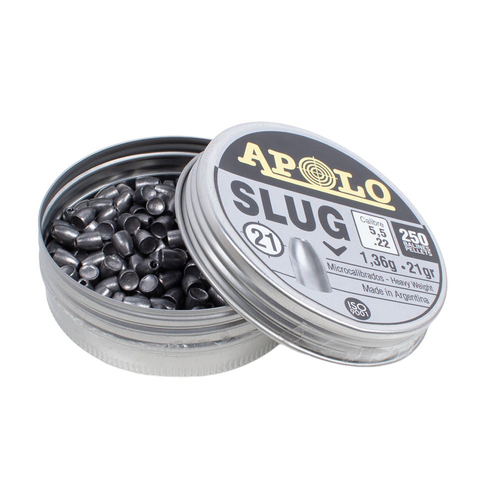 Пуля пневматическая APOLO "Slug", для винтовки, 5,5 1.36 гр. (250 шт.). Фото №2