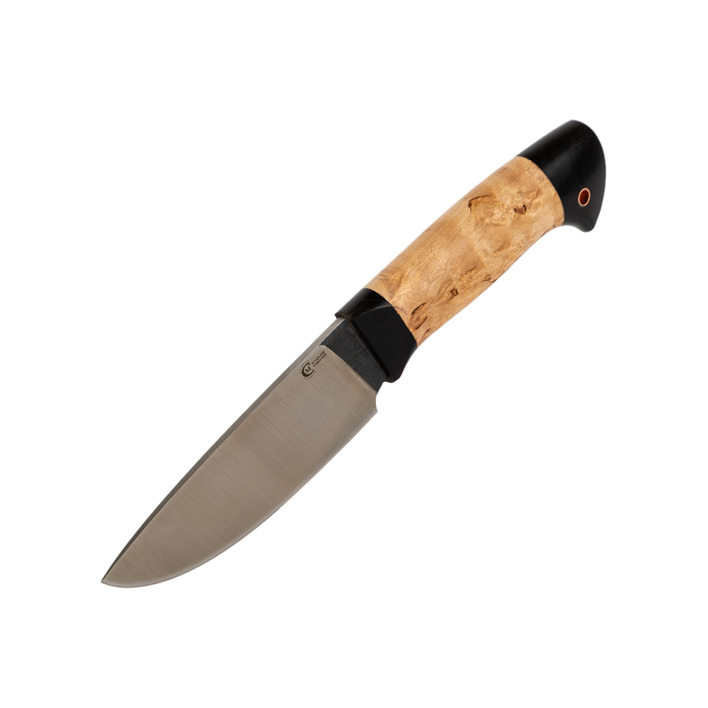 Нож МС Сокол, клинок кованая сталь Х12МФ, рукоять карельская береза, граб.. Фото №5