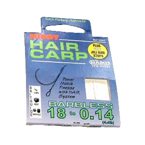 MIDDY Match Hair H.T.N. 18-0.14 Крючок с поводком (6шт). Фото №1
