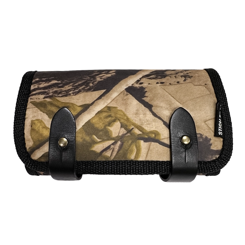 Патронташ-подсумок "Амур" на 12 патронов двухрядный камуфлированный (Стич Профи). Фото №1