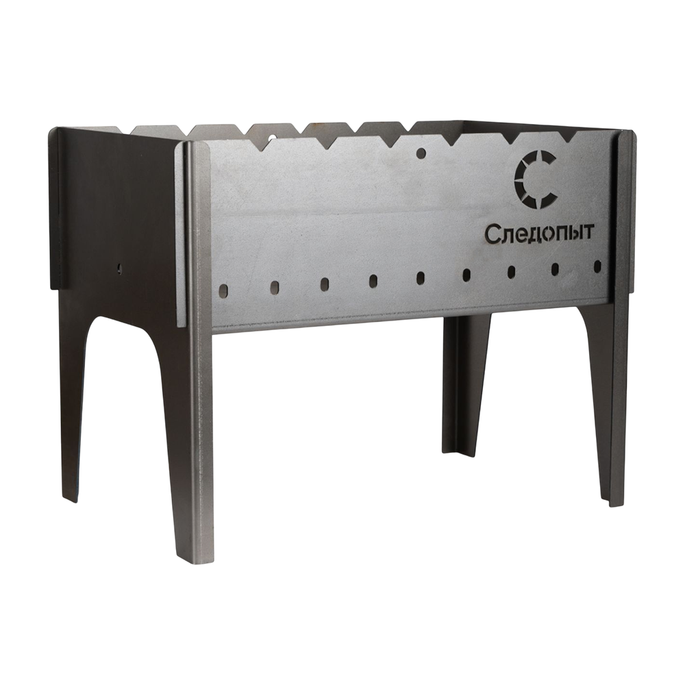 Мангал "Следопыт" складной, 490х310х370 мм, толщина 2 мм, без шампуров, в сумке. Фото №1