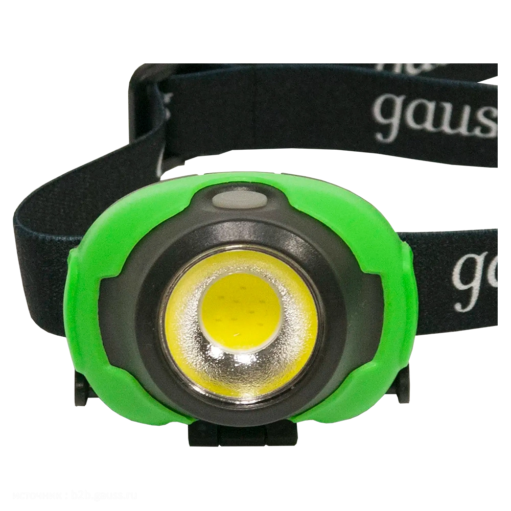 Фонарь налобный Gauss модель GFL303 4W 230lm 3xAAA LED 1/12/60. Фото №3 Фонарь налобный Gauss модель GFL303 4W 230lm 3xAAA LED 1/12/60. Фото №3