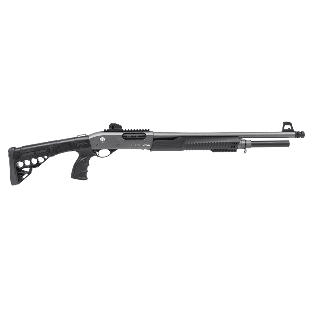 Ружье Huglu Atrox Tactic GREY 2 12x76 PUMP ACTION SHOTGAN L=510. Фото №1