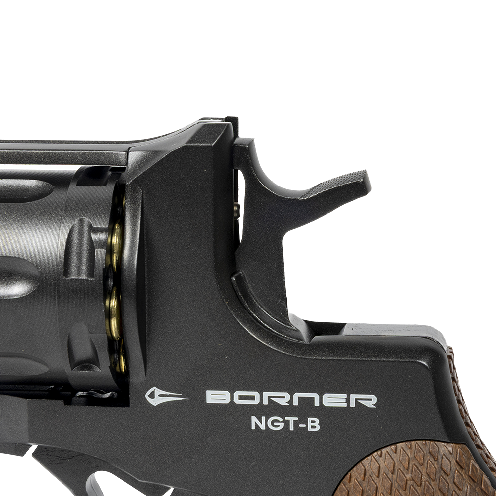 Пистолет пневматический BORNER NGT-B Black, калибр 4,5 мм/BBs . Фото №12