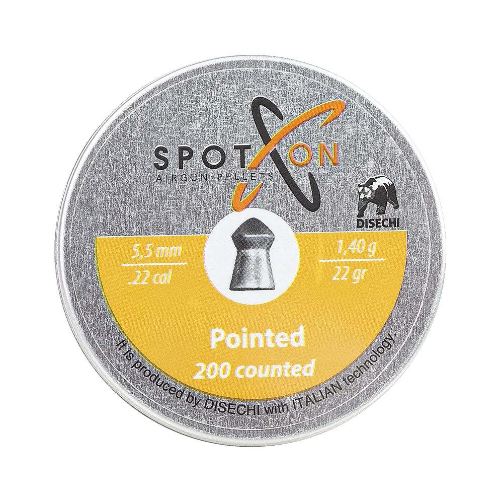 Пуля пневматическая SPOTON Pointed 5,5 мм, 1,4 гр. (200 шт). Фото №5 Пуля пневматическая SPOTON Pointed 5,5 мм, 1,4 гр. (200 шт). Фото №5