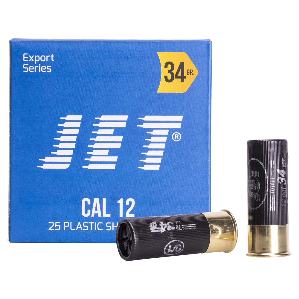 Патрон JET 12/70 № 01(0) 34гр (в пачке 25шт/короб.250шт). Фото №1